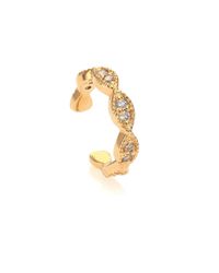 Jacquie Aiche | Metallic Diamond & 14k Yellow Gold Marquis Single Ear Band | Lyst