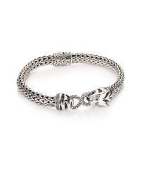 John Hardy | Metallic Legends Macan Swiss Blue Topaz & Sterling Silver Small Bracelet | Lyst