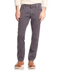 Billy Reid | Gray Ashland Cotton Jeans for Men | Lyst