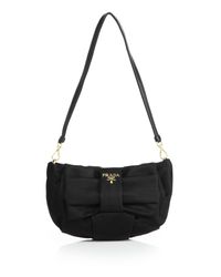 Prada | Black Nylon Zip Pouch | Lyst