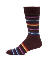 Paul Smith | Purple Multi-colored Striped Socks for Men | Lyst
