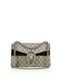 Gucci | Natural Dionysus Gg Supreme Small Coated Canvas Shoulder Bag | Lyst