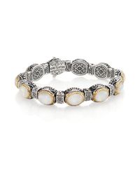 Konstantino | Metallic Erato Labradorite, 18k Yellow Gold & Sterling Silver Bracelet | Lyst