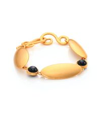 Stephanie Kantis | Metallic Empire Green Moss Agate Bracelet | Lyst