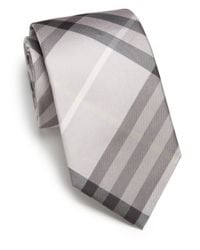 Burberry | Gray Manston Tie for Men | Lyst