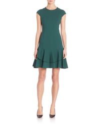 Akris Punto Green Short Dress