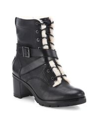 uggs black combat boots
