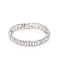 Adriana Orsini | Metallic Cassandra Pave Hinge Bracelet | Lyst