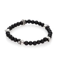 King Baby Studio | Black Onyx Beaded Bracelet for Men | Lyst