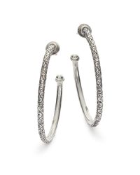 Konstantino | Metallic Classics Sterling Silver Hoop Earrings/1.45 | Lyst
