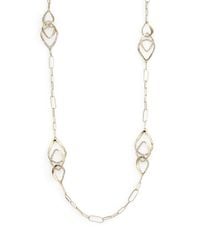 Alexis Bittar | Metallic Sparkle Loop Chain Necklace | Lyst