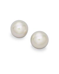 Majorica | Classic 14mm White Pearl Stud Earrings | Lyst