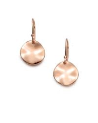 Ippolita | Pink Rose Carino Mini Wavy Disc Earrings | Lyst