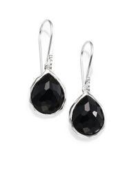 Ippolita | Metallic Black Onyx & Sterling Silver Earrings | Lyst