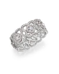 De Beers | Enchanted Lotus Diamond & 18k White Gold Band Ring | Lyst