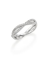 De Beers | Metallic Infinity Diamond & 18k White Gold Full Band Ring | Lyst