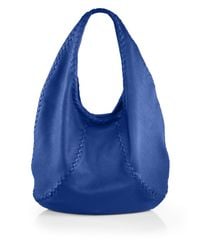 Bottega Veneta | Blue Cervo Large Hobo Bag | Lyst