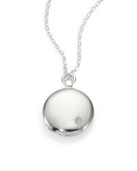 Astley Clarke | Metallic Sterling Silver Astley Locket Necklace | Lyst