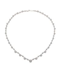 Kwiat | Sunburst Diamond & 18k White Gold Tennis Necklace | Lyst
