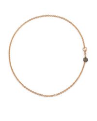 Pomellato | Pink Sabbia Brown Diamond & 18k Rose Gold Necklace | Lyst