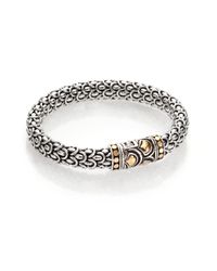 John Hardy | Metallic Naga 18k Yellow Gold & Sterling Silver Chain Bracelet | Lyst
