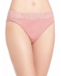 Hanro | Pink Moments Hi-cut Brief | Lyst