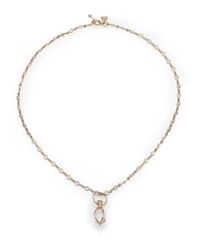 Temple St. Clair | Metallic Classic Rock Crystal & 18k Yellow Gold Amulet | Lyst