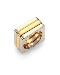 Chloé | Metallic Greta Square Ring Set | Lyst