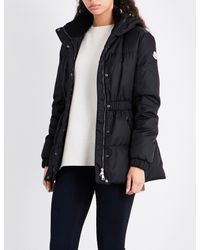 moncler danae high-gloss quilted shell jacket moncler danae high-gloss quilted shell jacket
