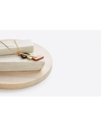 Marion Vidal - Metallic Gold Plated Outheran Marble Necklace - Lyst