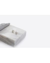 Melissa Joy Manning - White Sterling Silver Watermelon Tourmaline Hug Earrings - Lyst