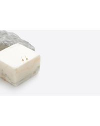 Blanca Monros Gomez - Tiny White Diamond Stud Earrings - Lyst