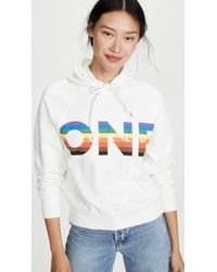 Rebecca Minkoff Multicolor Pride Rainbow Hoodie