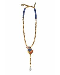 Lizzie Fortunato - Multicolor Songbird Chain Lariat - Lyst