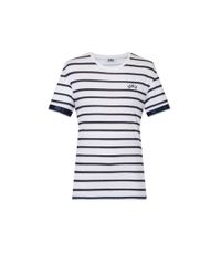 Sonia by Sonia Rykiel | Blue Spray Stripe Printed T-shirt | Lyst
