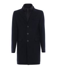 Herno - Blue Loro Piana Capolavoro Wool Coat for Men - Lyst