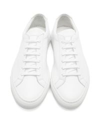 common projects white original achilles low sneakers