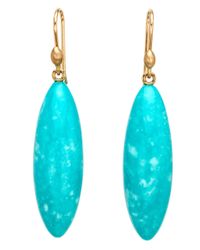 Ted Muehling - Blue Turquoise Long Berry Earrings - Lyst
