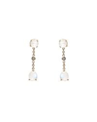 Jacquie Aiche | Metallic Moonstone And Diamond Drop Earring | Lyst