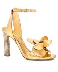 MERCEDES CASTILLO - Metallic Gold Tealia - Lyst