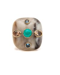 Ashley Pittman - Metallic Aulu Light Horn Ring - Lyst