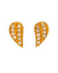 Yossi Harari - Metallic Lilah Diamond Wing Stud Earrings - Lyst