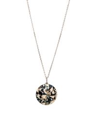 Silvia Furmanovich - Metallic Marquetry Round Faceted Pendant Necklace - Lyst