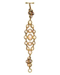 Darlene De Sedle - Metallic Rainbow Moonstone Mesh Bracelet - Lyst