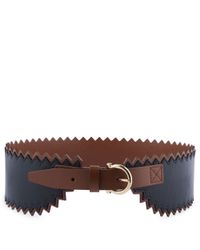 Ferragamo | Brown Leather High Belt | Lyst