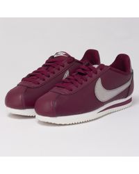 nike cortez bordeaux