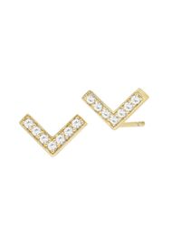 Elizabeth and James | Metallic Edo Earrings | Lyst