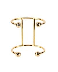 Luv Aj - Metallic Double Barbell Cuff - Lyst