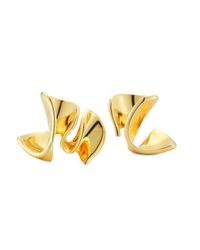 Elizabeth and James - Metallic Arp Earrings - Lyst