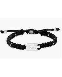 Tateossian - Black Zodiac Silver Gemini Bracelet for Men - Lyst